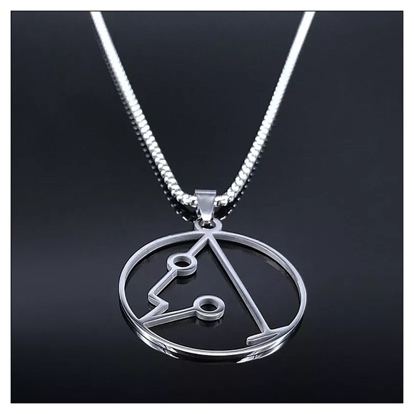 Arch Angel Metatron Sigil Protection Intention Necklace - Picture 6 of 8